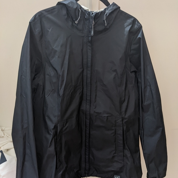 REI Co-Op Women's Black Rain Jacket - Picture 1 of 6